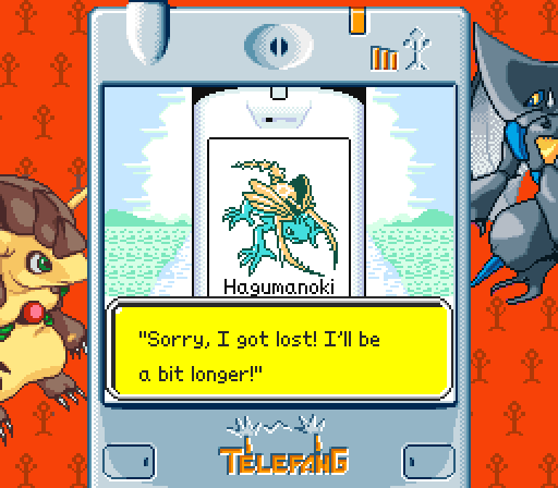 An impolitely late Denjuu on SGB