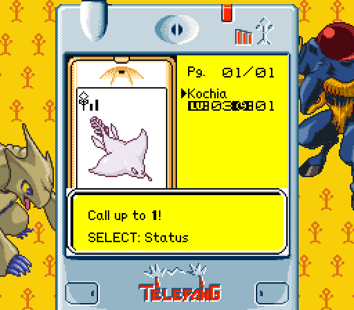 Example of a colorized summon screen on SGB