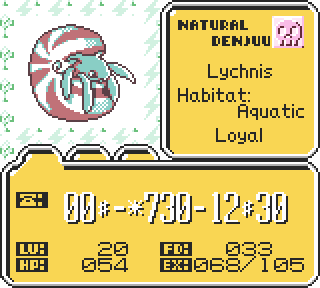 The status screen after the redesign