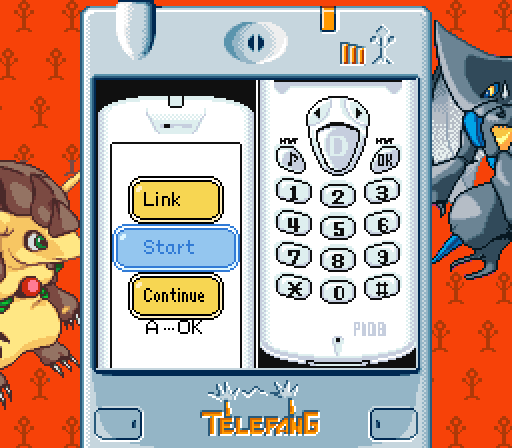 Menu screen after SGB color fixes