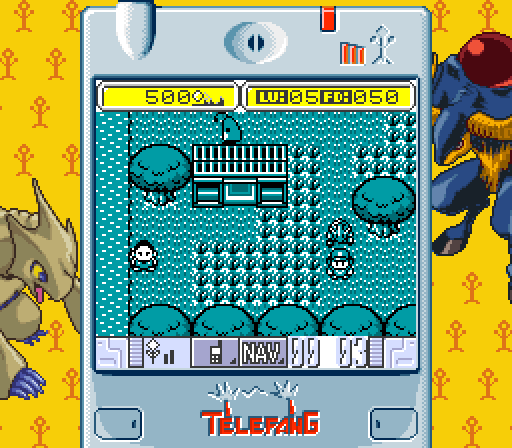 A demonstration of overworld play on SGB mode