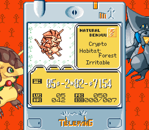 Status screen after SGB color fixes