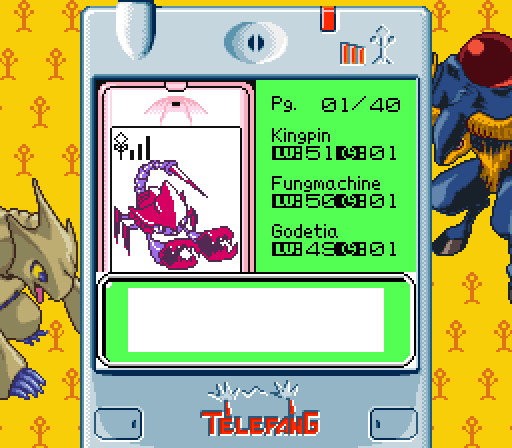 Demonstration of the white box on the link battle summon screen